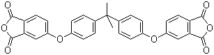 雙酚 A 型二醚二酐, 4,4'-(4,4'-異丙基二苯氧基)雙(鄰苯二甲酸酐), CAS #: 38103-06-9